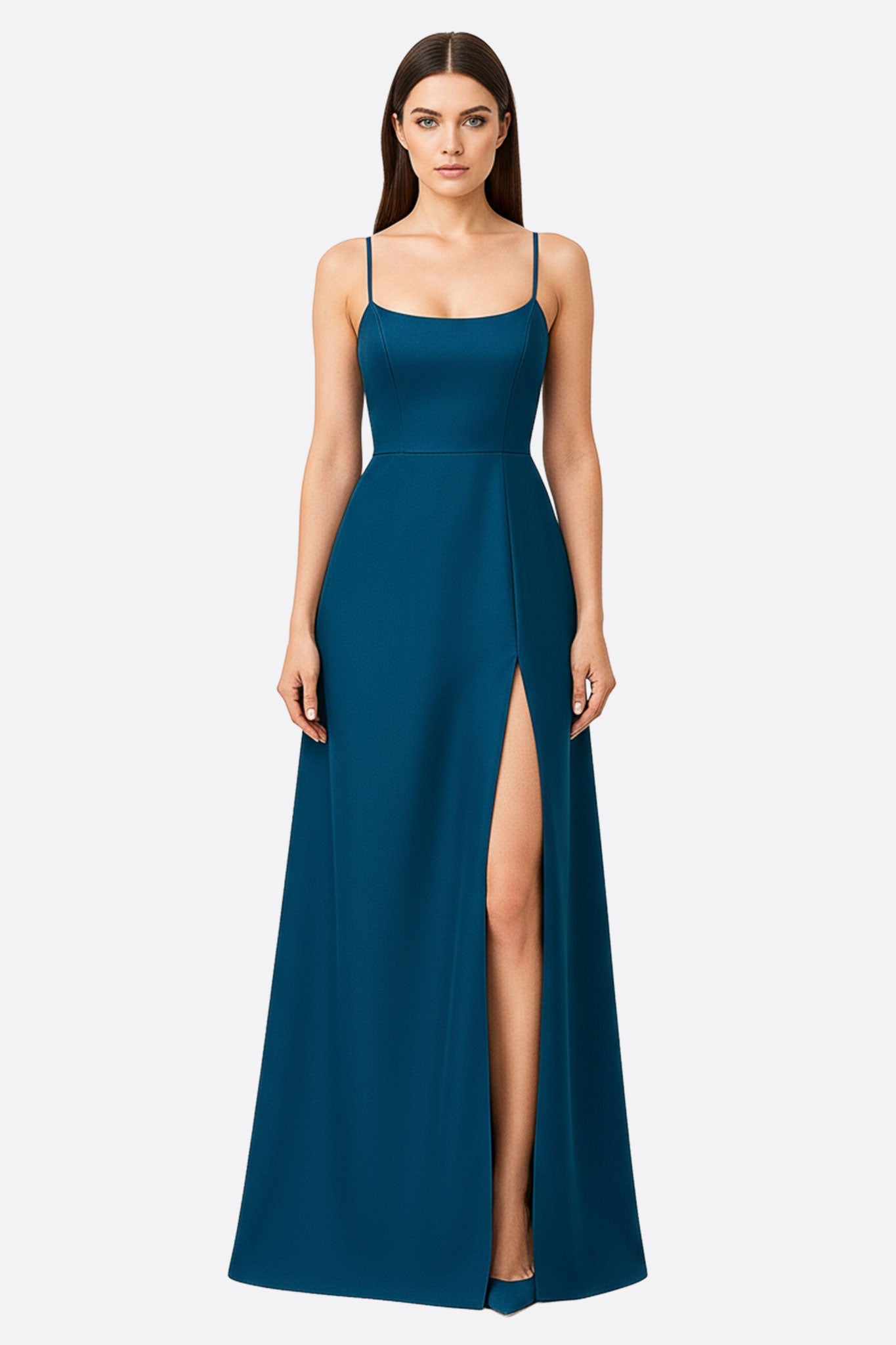 long dress teal Mermaid Backless Lace Prom Dress, Teal Lace Formal Dress, Me abcprom Great for any cup size Long teal halter dress