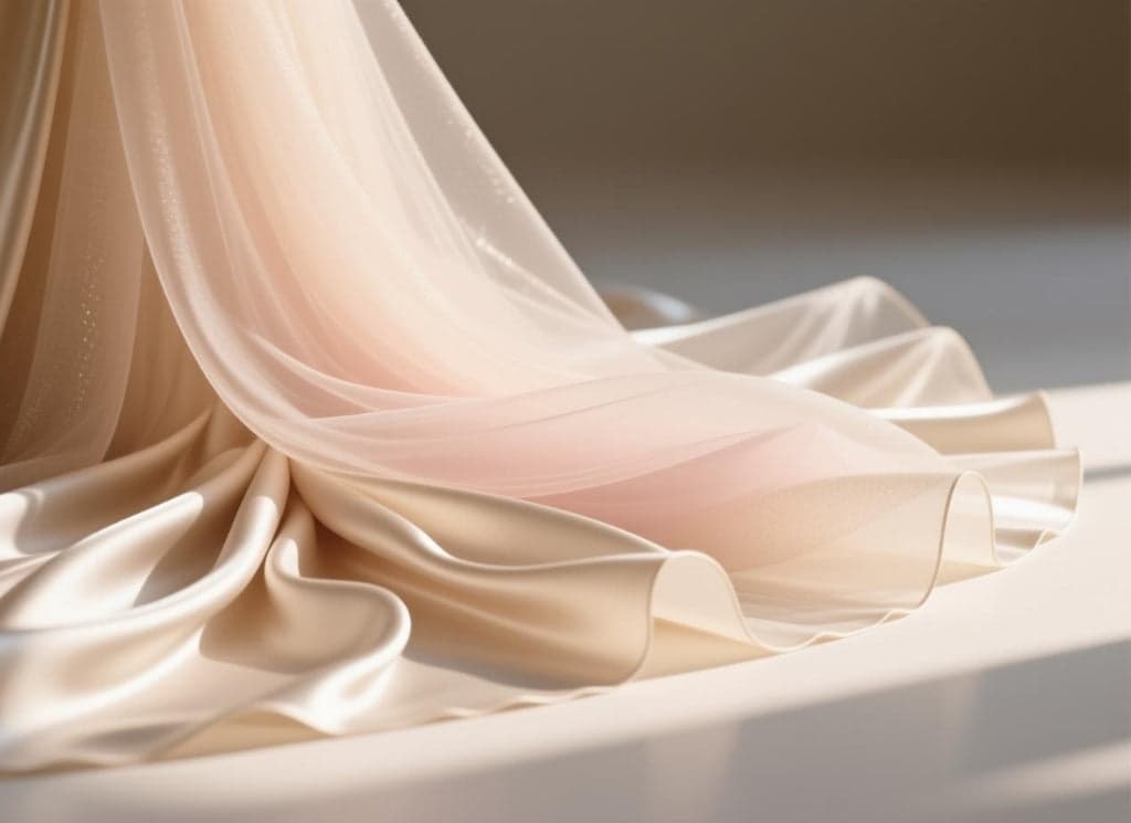 Automne 2025, robe élégante en satin duchesse et crêpe fluide, studio Misciano