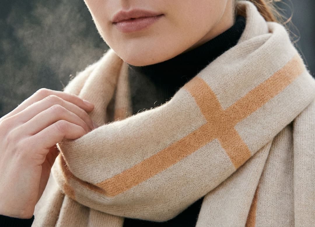Sélection hivernale d’écharpes femme, Studio Misciano