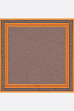 Carré in seta 90 cm Ombre d'Oriente con stampa doppia faccia, un tocco di eleganza per look raffinati e occasioni speciali.