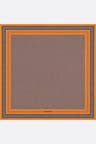 Seidencarré Orient Schatten bedruckt doppelseitig 90x90 cm