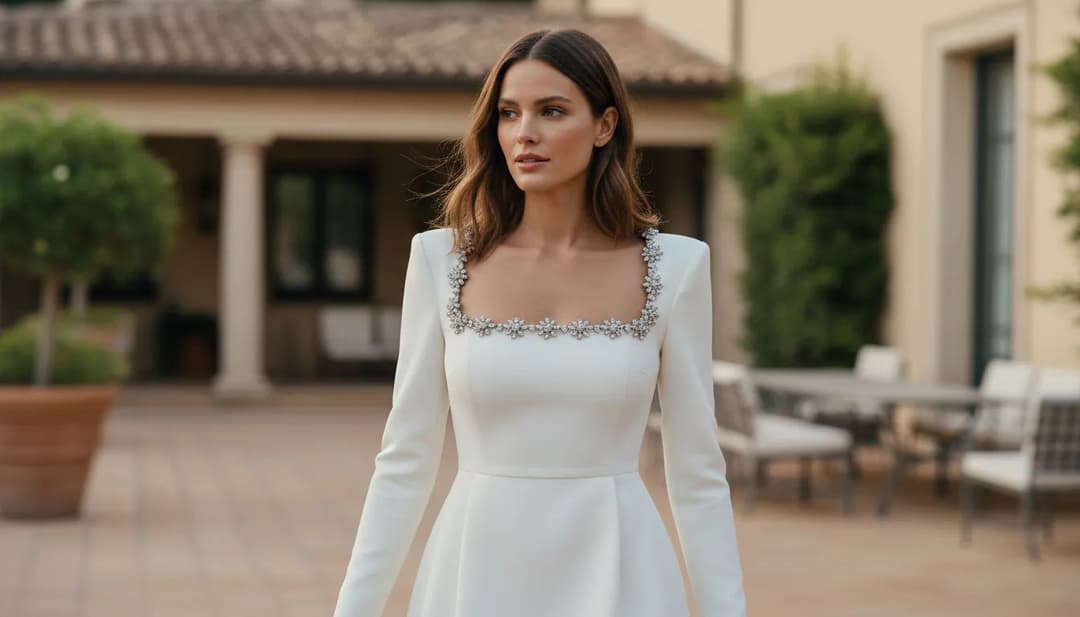 robe soirée été femme élégante - silk chiffon dress evening outdoor summer warm temperature flowing | Misciano Paris