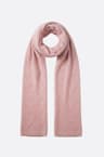Rosa Cashmere-Schal mit Lochmuster