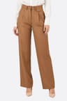 Loose fluid camel brown pants