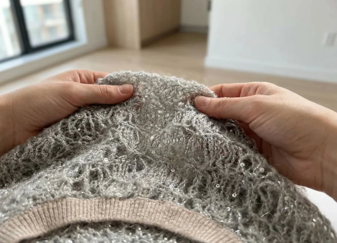 Pull en lurex doux pour confort quotidien et élégance décontractée