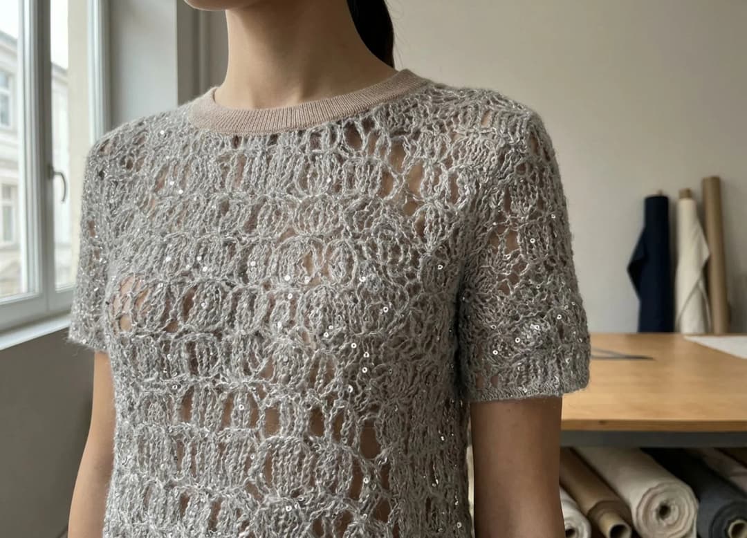 Pull en lurex doux et chaud pour un style élégant au quotidien