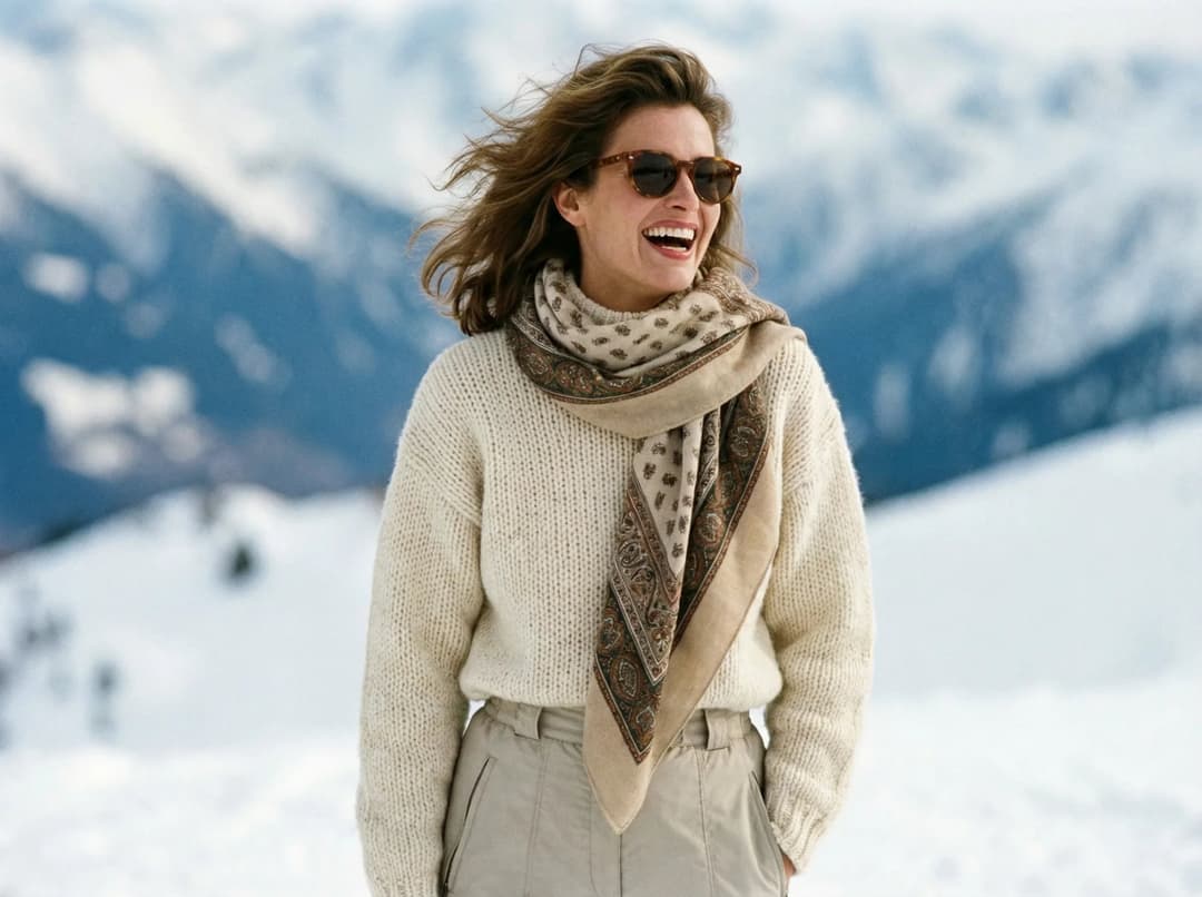 Look pour l'hiver chic et confortable, vision Misciano de lélégance intemporelle et chaleur raffinée