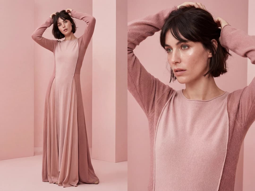 Colección vestidos rosas Misciano
