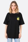 Black oversized T-shirt Limoncello
