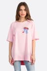 Oversized pink T-shirt Dolce Vita Cherries