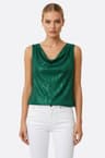 Sleeveless sequin top