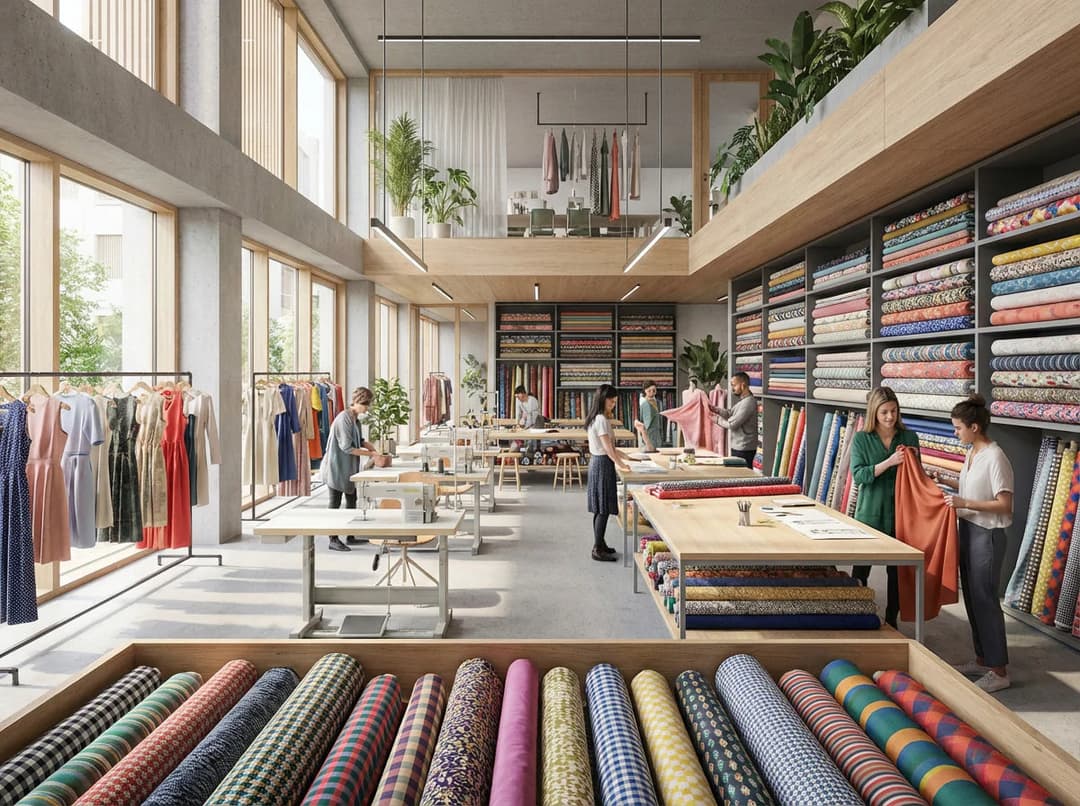 Atelier de création de vêtements raffinés en matières nobles chez Misciano Paris