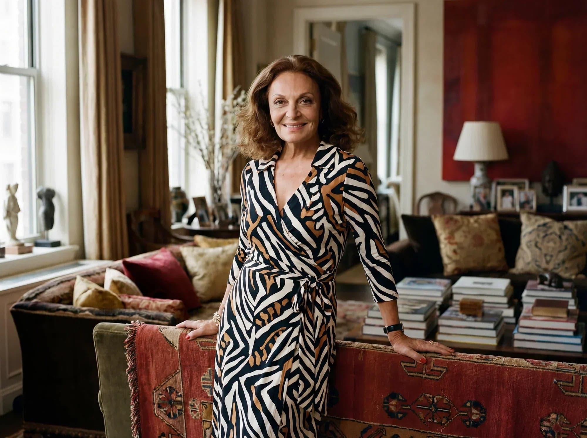 Vision Misciano de lélégance et mise en valeur de la silhouette de Diane von Furstenberg
