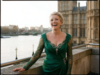 Emma Thompson et la réinterprétation subtile de la silhouette féminine