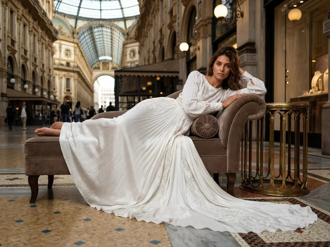 Robe en fibre naturelle pour une allure fluide et élégante au quotidien