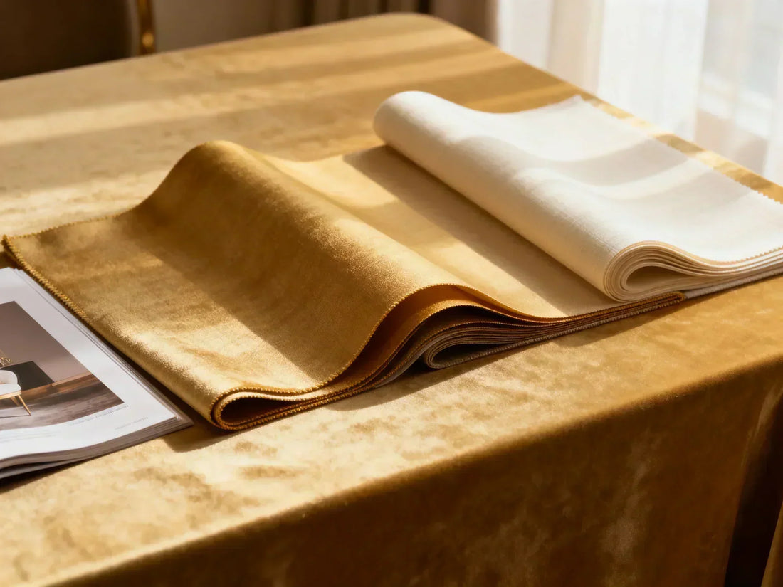 Échantillon de tissu en coton léger pour évaluer le grammage, vision Misciano de lélégance tactile et confort sur la peau