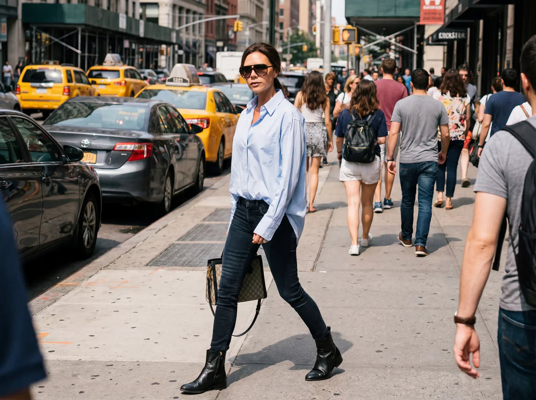 Chemise femme oversize bleue en coton doux pour un look décontracté et élégant, vision Misciano de lélégance féminine