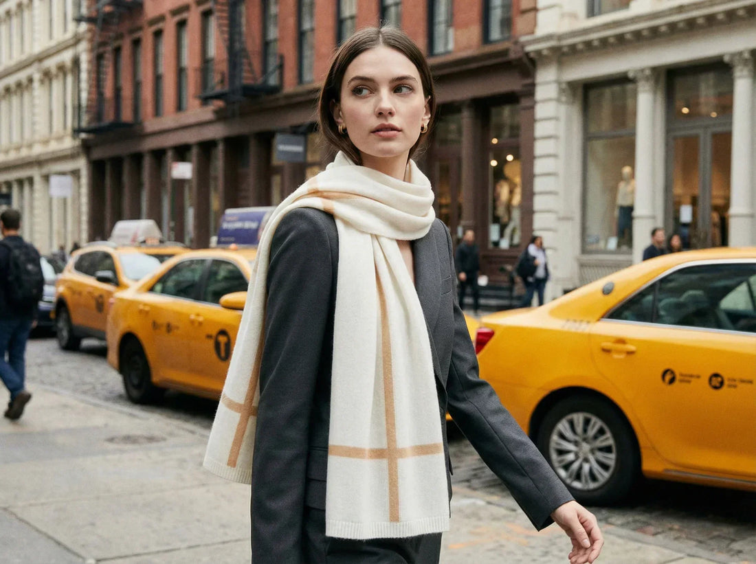 Foulard en cachemire Misciano doux pour ajouter une touche élégante à votre tenue quotidienne
