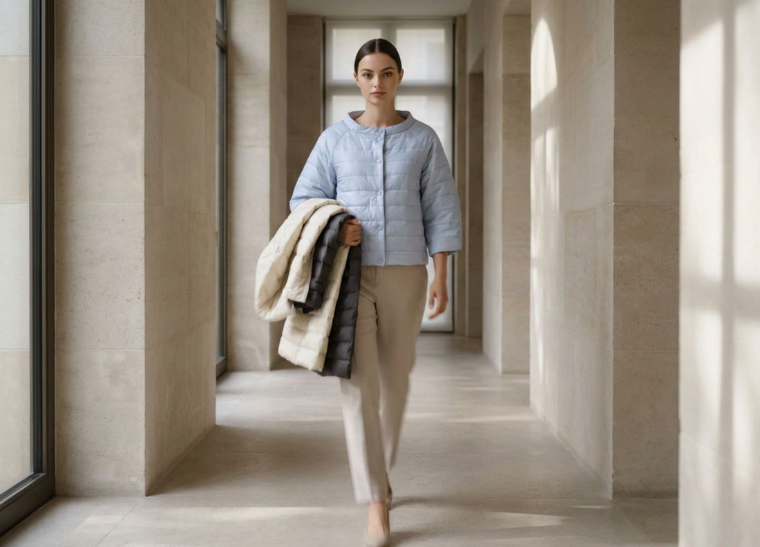 Veste matelassée femme le guide des matières et styles - Misciano