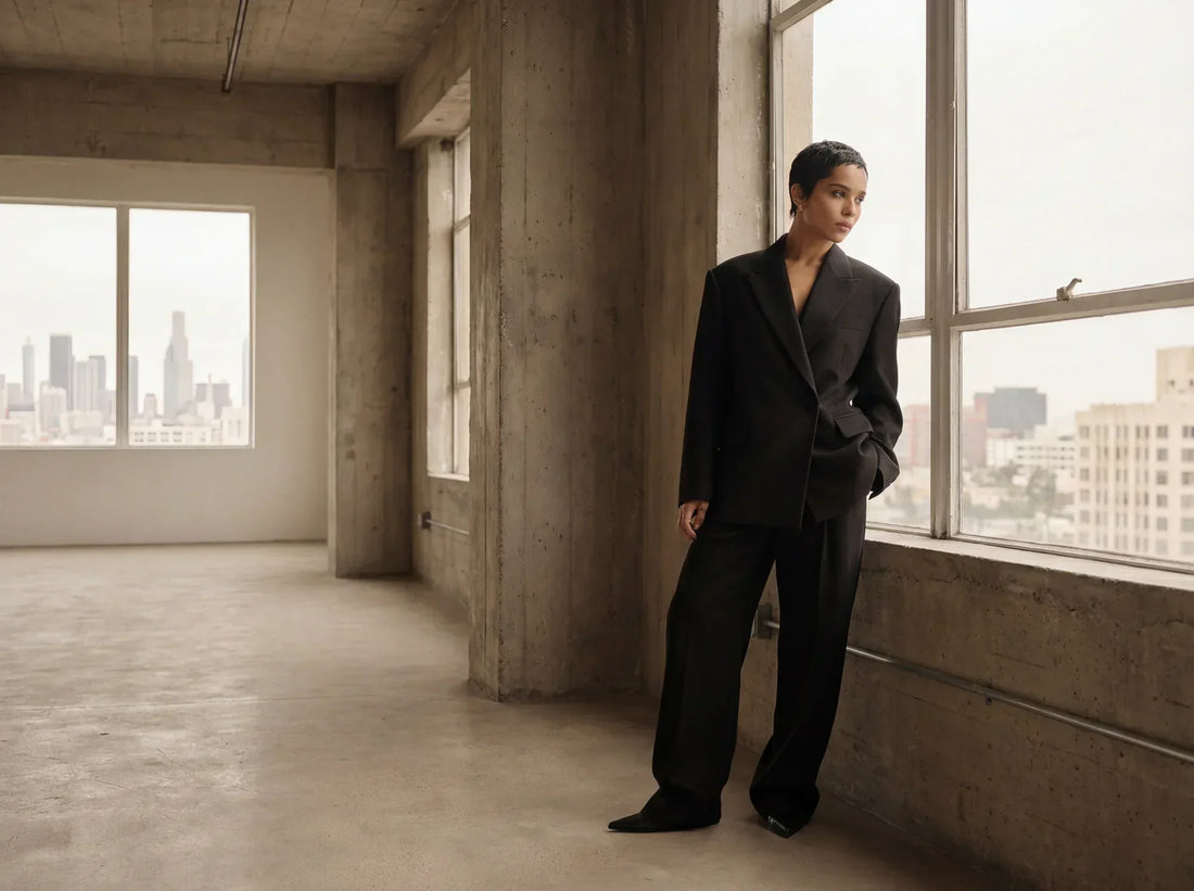 Vision Misciano de lélégance contemporaine et mise en valeur de la silhouette inspiration Zoë Kravitz