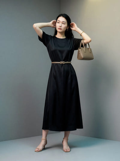 
Ceinture taupe délicate avec boucle rectangulaire, idéale pour compléter une tenue chic au quotidien.



