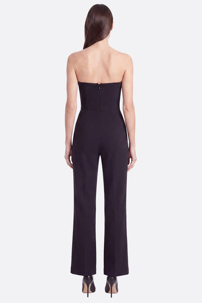 
Combinaison bustier noire à détails argentés



