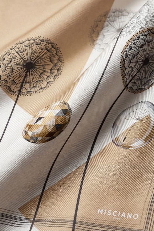 
Zoom sur le carré de soie 