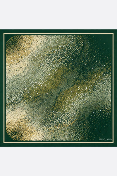 
Carré de soie Onde d’émeraude 90x90 cm, rayonnant de douceur, parfait pour sublimer une tenue chic au quotidien.



