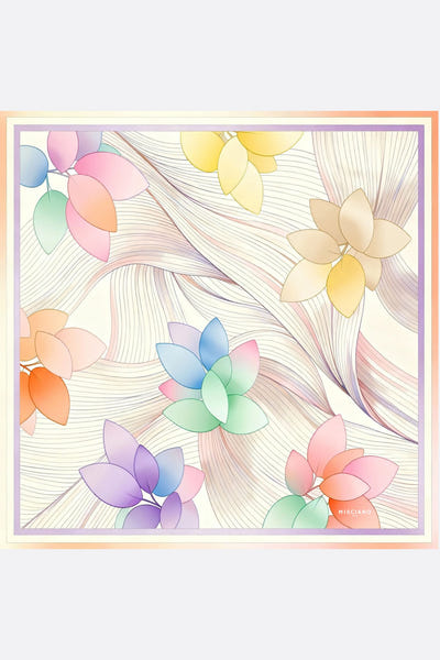 
Carré de soie double face 90x90 cm Jardin Aérien, motifs floraux doux et lumineux, accessoire élégant pour toutes les...



