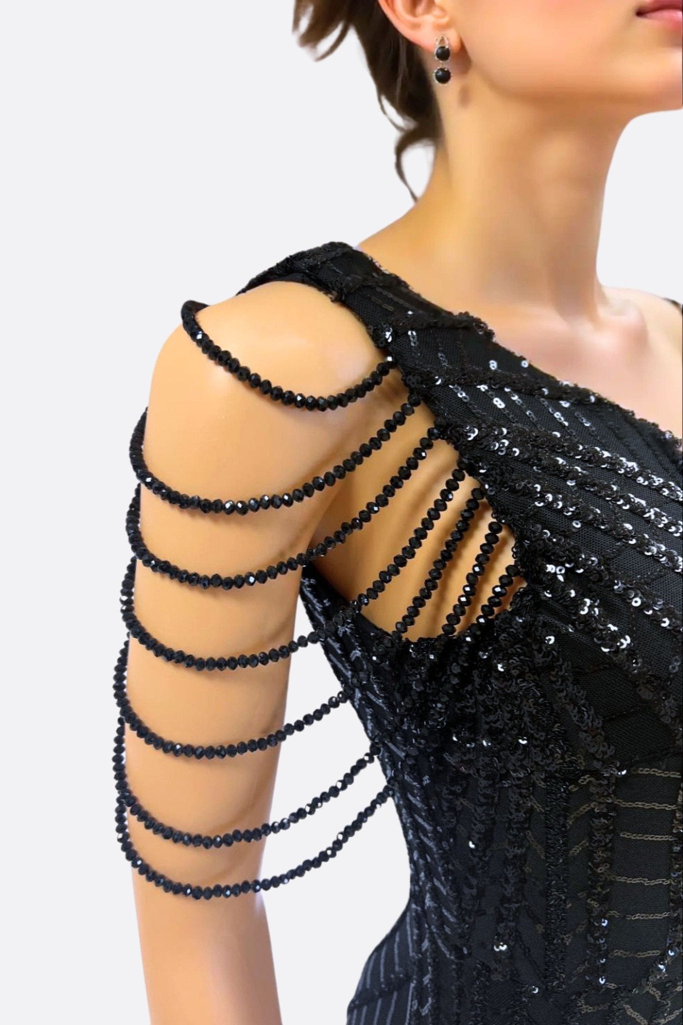 Robe Cocktail Asymétrique Robe Mousseline Asymétrique